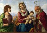 欧洲12-19世纪油画六_Giovanni Battista Cima da Conegliano - The Virgin and Child with Saints
